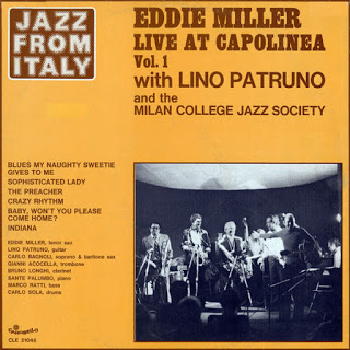 EDDIE MILLER - Eddie Miller & Lino Patruno : Live At Capolinea Vol. 1 cover 