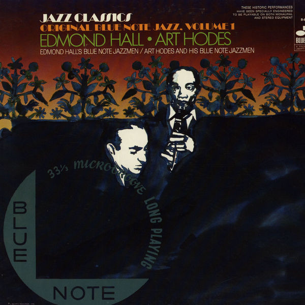 EDMOND HALL - Edmond Hall / Art Hodes ‎: Original Blue Note Jazz. Volume 1 cover 