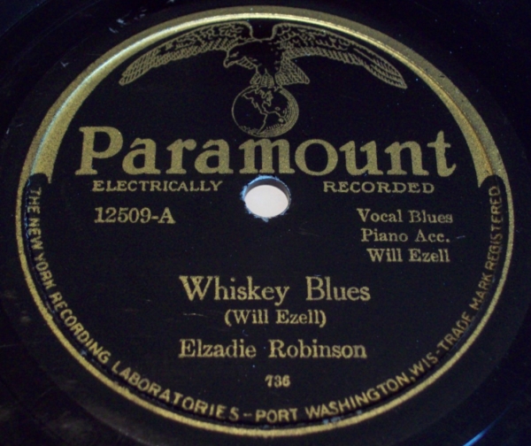 ELZADIE ROBINSON - Whiskey Blues / Back Door Blues cover 