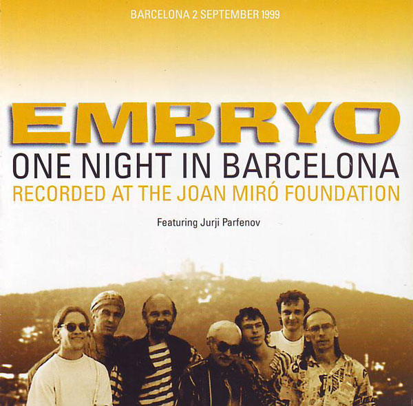 EMBRYO - One Night in Barcelona cover 