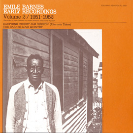 EMILE BARNES - Early Recordings, Vol. 2 (1951-1952) cover 
