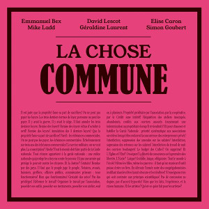 EMMANUEL BEX - La chose commune cover 
