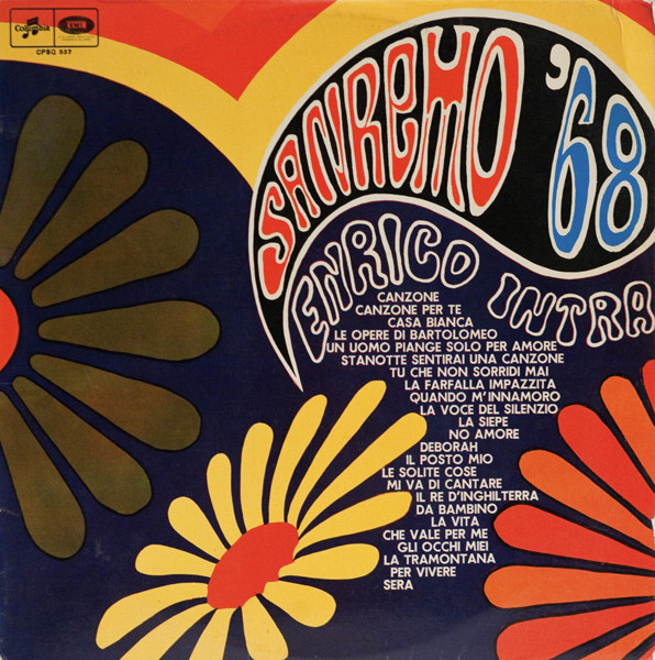 ENRICO INTRA - Sanremo '68 cover 