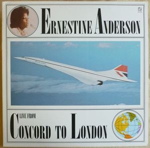 ERNESTINE ANDERSON - Live from Concord to London cover 