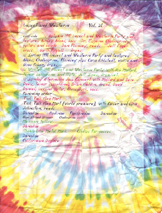 EUGENE CHADBOURNE - Insect and Western Vol.28 cover 