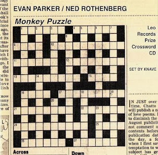 EVAN PARKER - Monkey Puzzle (with Ned Rothenberg) cover 
