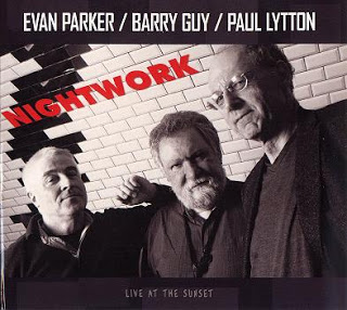EVAN PARKER - Nightwork (with Barry Guy & Paul Lytton) cover 