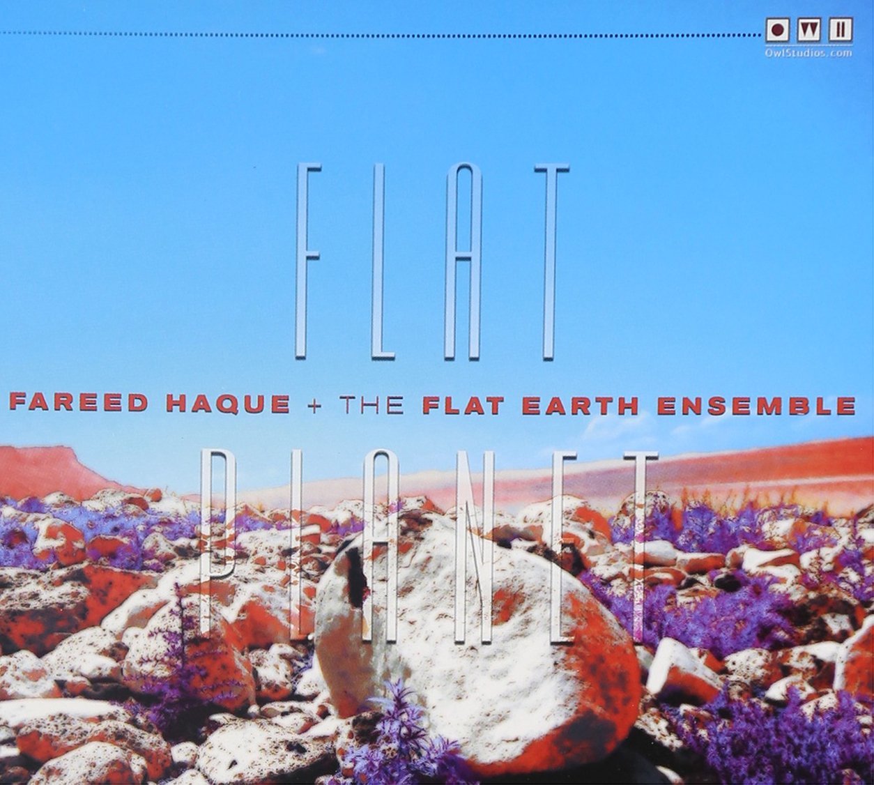 FAREED HAQUE - Fareed Haque + The Flat Earth Ensemble : Flat Planet cover 
