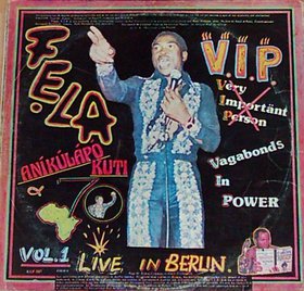 FELA KUTI - V.I.P. (Vagabonds in Power) cover 