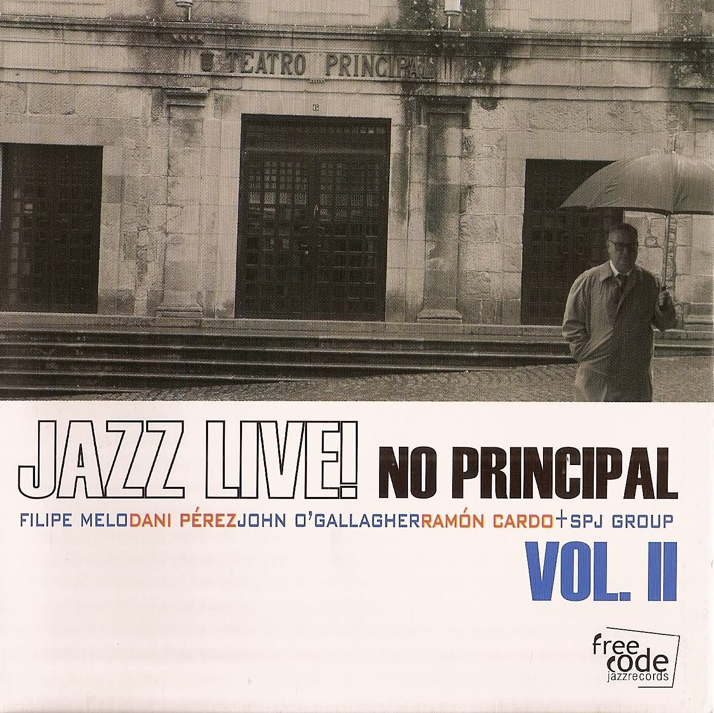 FILIPE MELO - Jazz Live No Principal Vol II cover 