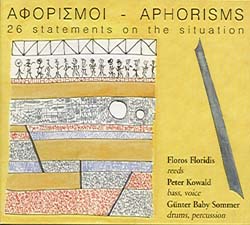 FLOROS FLORIDIS ΦΛΏΡΟΣ ΦΛΩΡΊΔΗΣ - Αφορισμοί - Aphorisms (26 Statements On The Situation) cover 