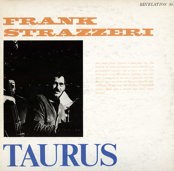 FRANK STRAZZERI - Taurus (aka View From Within) cover 