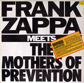 FRANK ZAPPA - Frank Zappa Meets the Mothers of Prevention cover 
