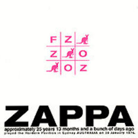 FRANK ZAPPA - FZ:OZ cover 