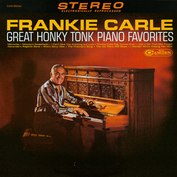FRANKIE CARLE - Great Honky Tonk Piano Favorites cover 