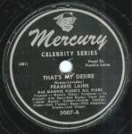 FRANKIE LAINE - Thats My Desire cover 