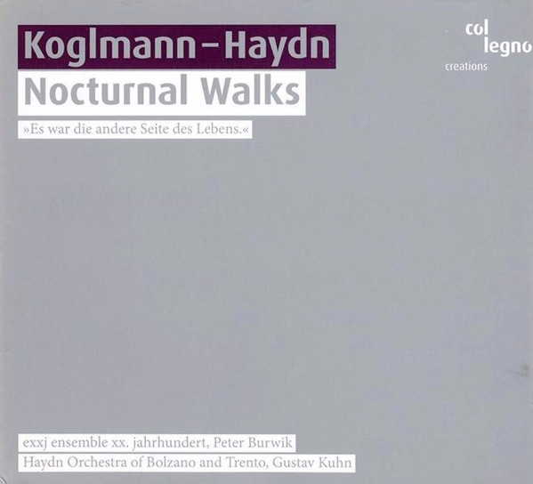 FRANZ KOGLMANN - Koglmann - Haydn : Nocturnal Walks cover 