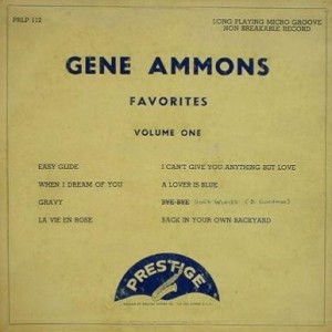 GENE AMMONS - Favorites, Volume One (aka Tenor Sax Favorites, Volume One) cover 