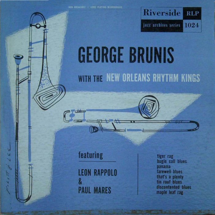 GEORG BRUNIS (GEORGE BRUNIES) - George Brunis with the New Orleans Rhythm Kings cover 