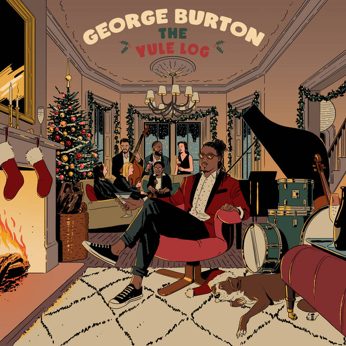 GEORGE BURTON - The Yule Log cover 
