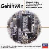 GEORGE GERSHWIN - Rhapsody in Blue / An American in Paris / Cuban Overtue / Porgy-and-Bess-Suite cover 