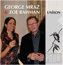 GEORGE MRAZ - George Mraz & Zoe Rahman : Unison cover 