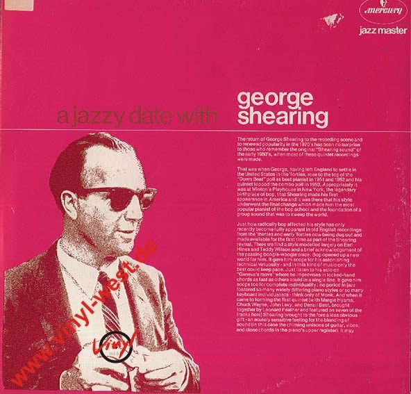 GEORGE SHEARING - A Jazzy Date With George Shearing cover 