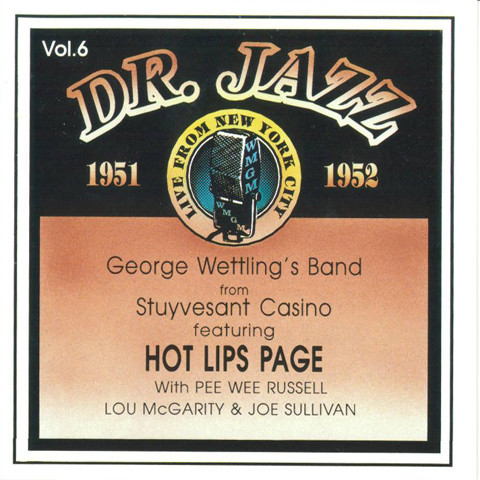 GEORGE WETTLING - Dr. Jazz, Vol. 12 cover 
