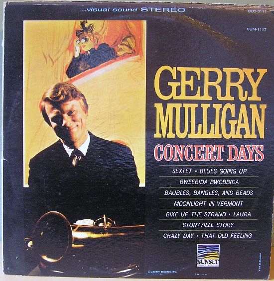 GERRY MULLIGAN - Concert Days cover 