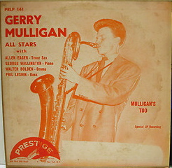 GERRY MULLIGAN - Mulligan's Too cover 