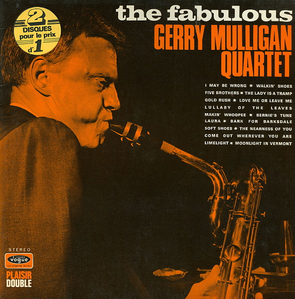 GERRY MULLIGAN - The Fabulous Gerry Mulligan Quartet cover 