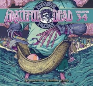 GRATEFUL DEAD - Dave’s Picks Volume 34 : Jai-Alai Fronton, Miami, FL 6/23/74 cover 