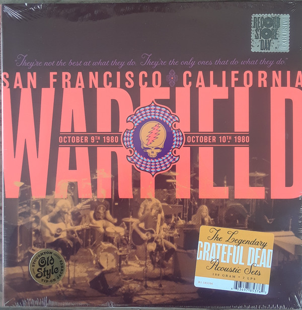 GRATEFUL DEAD - The Warfield, San Francisco, CA 10/9/80 & 10/10/80 cover 