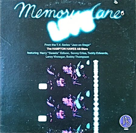 HAMPTON HAWES - Memory Lane Live cover 