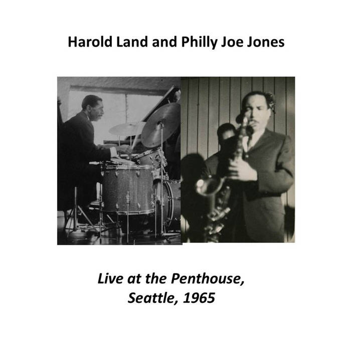 HAROLD LAND - Live at the Penthouse cover 