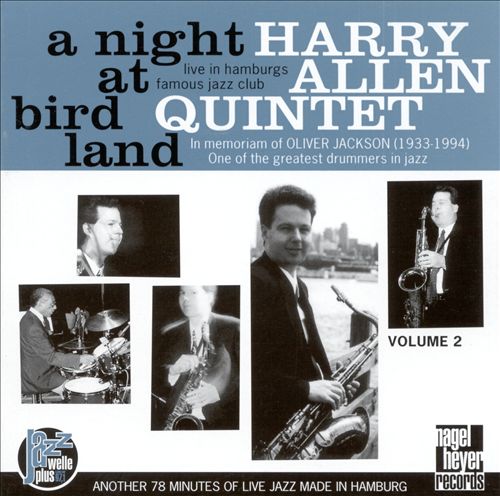HARRY ALLEN - A Night at Birdland, Vol. 2 cover 