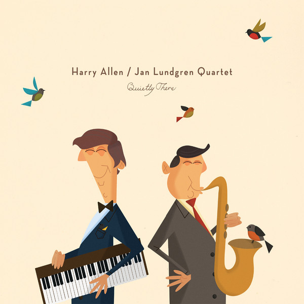 HARRY ALLEN - Harry Allen & The Jan Lundgren Quartet : Quietly There cover 
