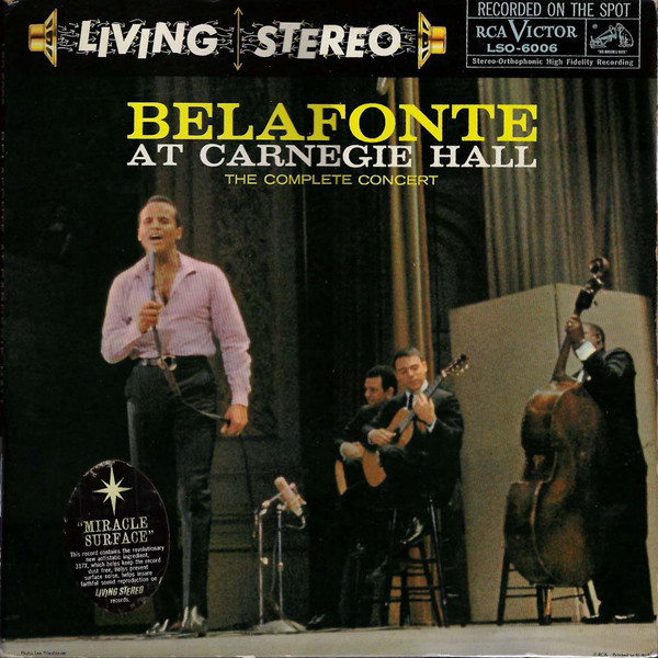 HARRY BELAFONTE - Belafonte At Carnegie Hall: The Complete Concert cover 