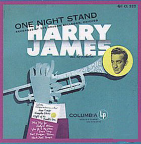 HARRY JAMES - One Night Stand cover 