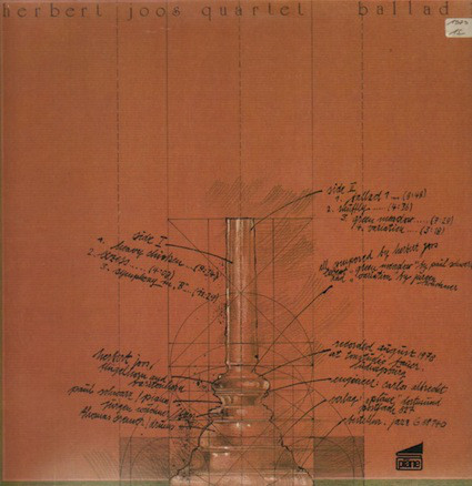 HERBERT JOOS - Herbert Joos Quartet ‎: Ballad 1 cover 