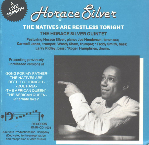HORACE SILVER - The Natives Are Restless Tonight (aka Re-Entry) cover 