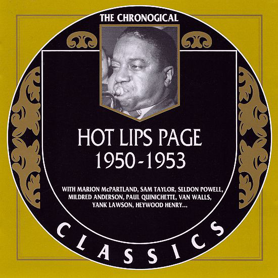 HOT LIPS PAGE - The Chronological Classics: Hot Lips Page 1950-1953 cover 