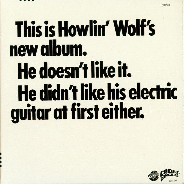 HOWLIN WOLF - The Howlin' Wolf Album cover 