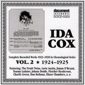 IDA COX - Complete Recorded Works in Chronological Order, Vol. 2 (1924-1925) cover 