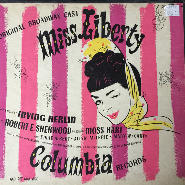 IRVING BERLIN - Miss Liberty (Original Broadway Cast) cover 