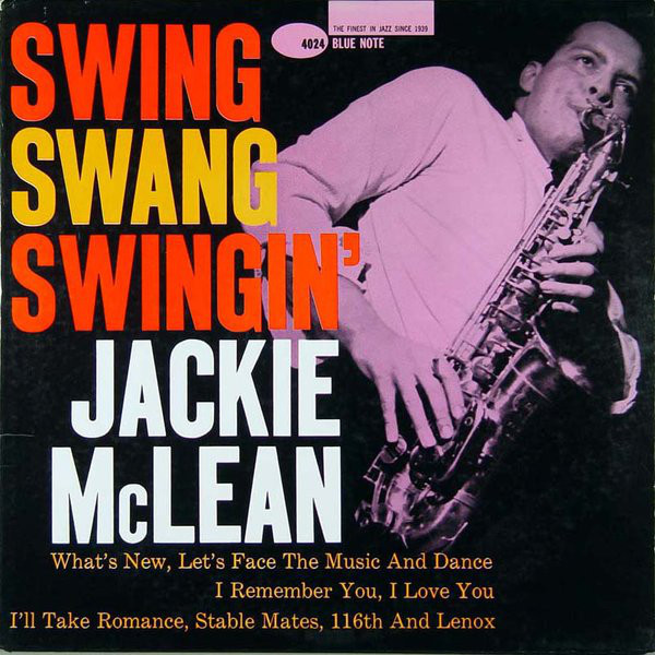 JACKIE MCLEAN - Swing Swang Swingin' cover 