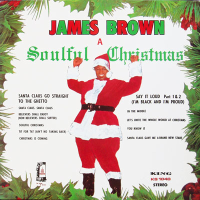 JAMES BROWN - A Soulful Christmas cover 