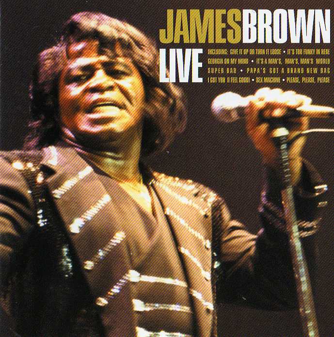 JAMES BROWN - James Brown Live cover 