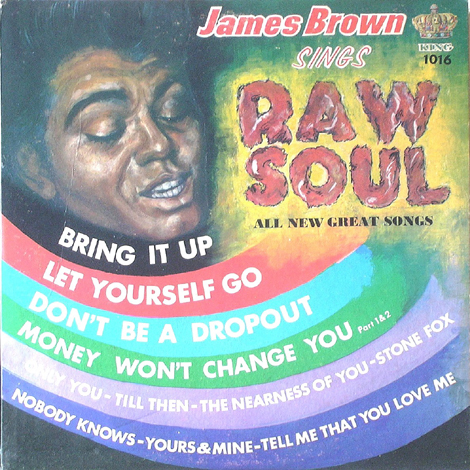 JAMES BROWN - James Brown Sings Raw Soul cover 
