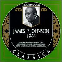 JAMES P JOHNSON - The Chronological Classics: James P. Johnson 1944 cover 